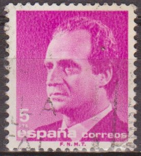 España 1985 2795 Sello º Rey D. Juan Carlos I Efigie 5 pts Timbre Espagne Spain Spagna Michel2687 